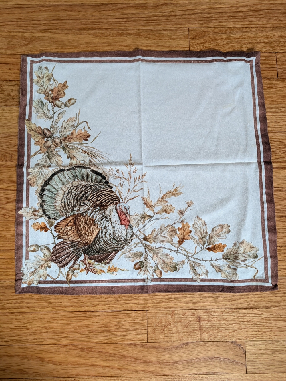 Williams Sonoma Plymouth Turkey Napkins - Set of 18